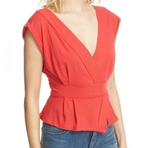 Free People Hemingway Tee in Tulip Size Small